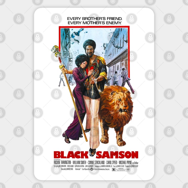 Black Samson Magnet by Pop Fan Shop